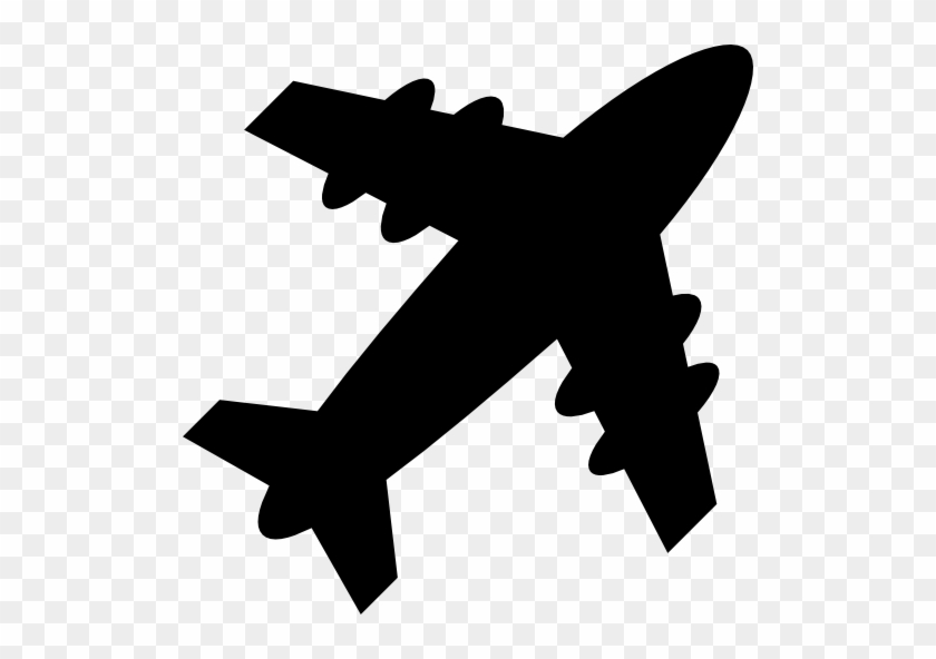 Transportation, Transport, Travel, Airplane, Diagonal, - Plane Silhouette #204736