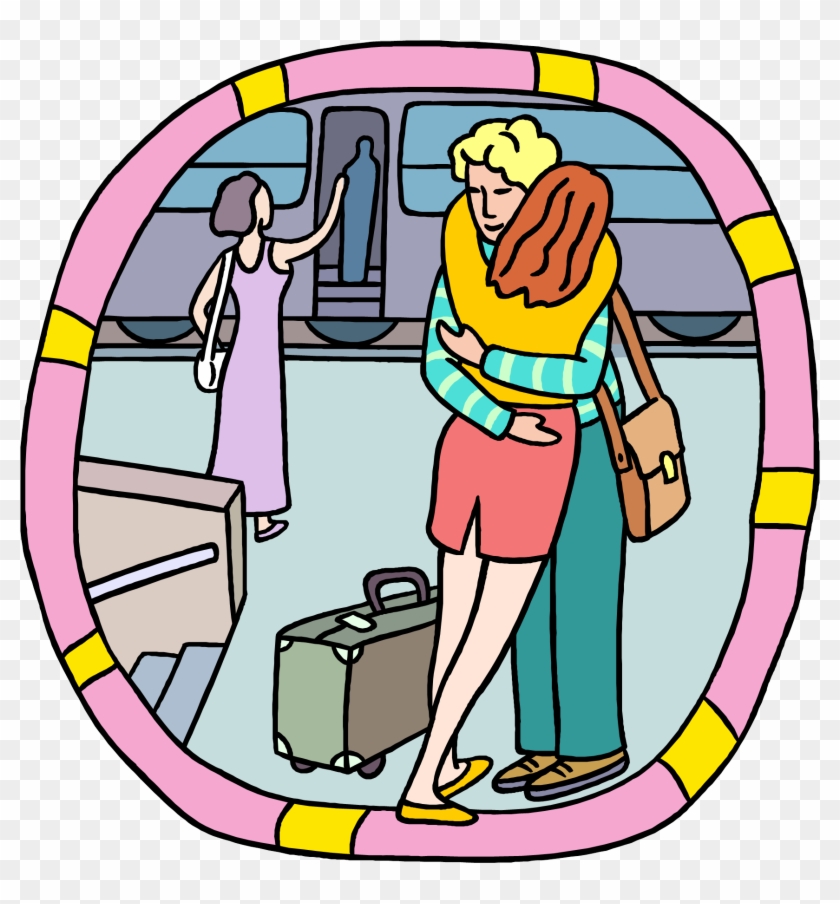 Travel - Saying Goodbye Clipart #204793