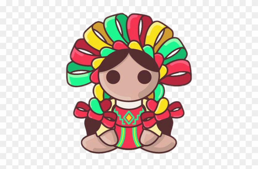 Imagenes de muñecas sale mexicanas para colorear