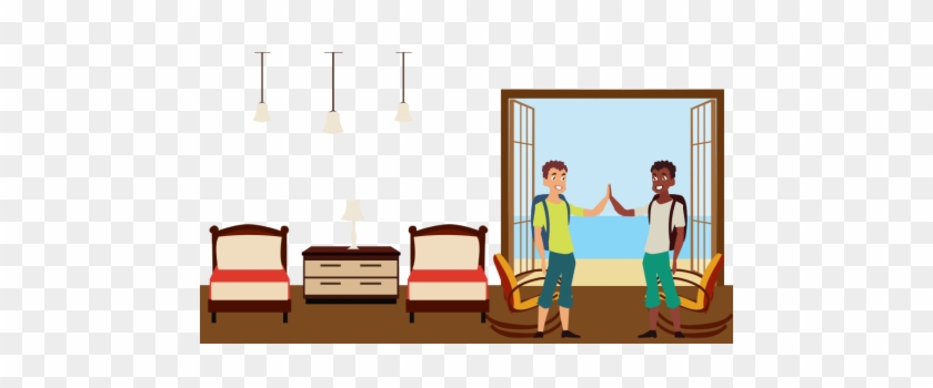 Travel World Making For Exciting Stay-cations - Share A Room Clipart #204859