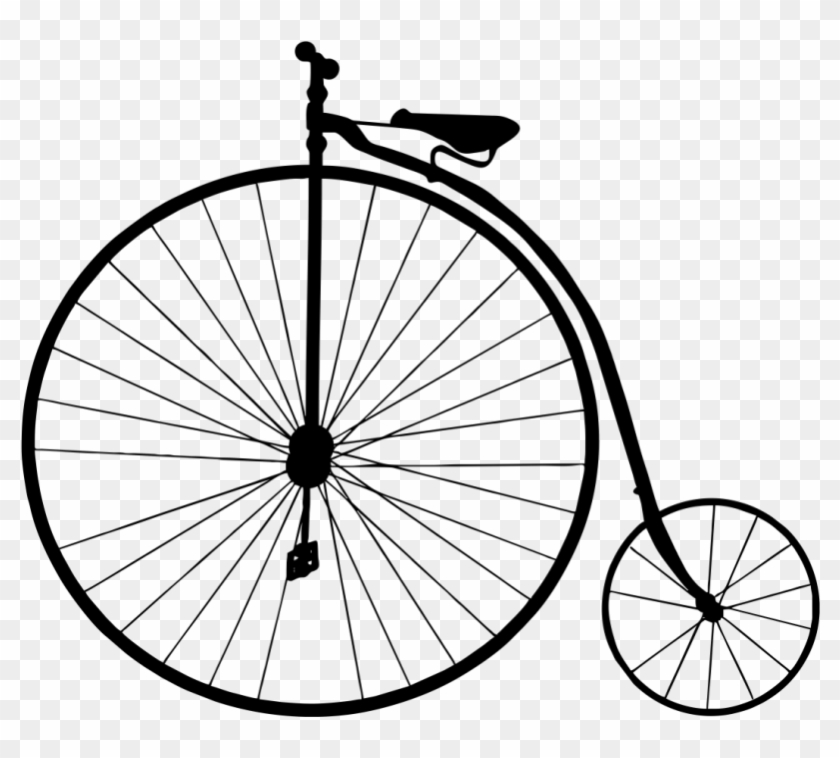 Vinilo Decorativo Bicicleta Retro - Penny Farthing Bicycle #204881
