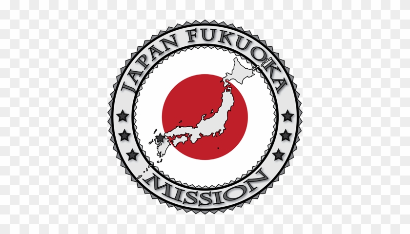 Japan Fukuoka Lds Mission Flag Cutout Map Copy Clipart - Texas Fort Worth Mission #204885