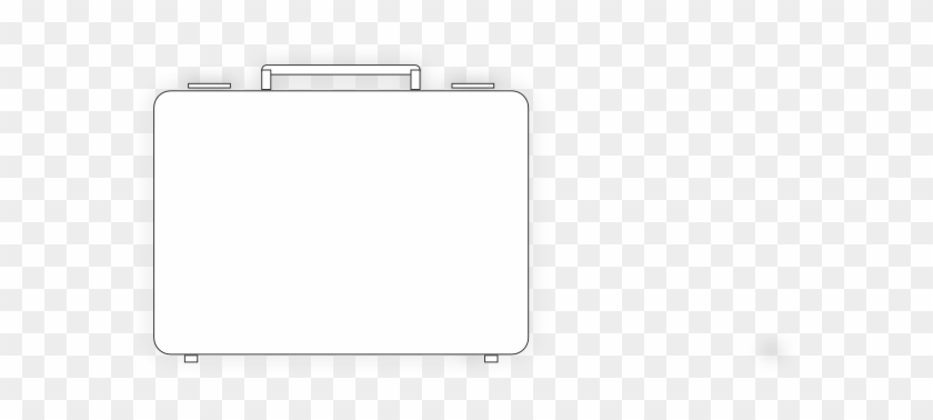 Briefcase Cliparts - White Suitcase Icon Png #204938