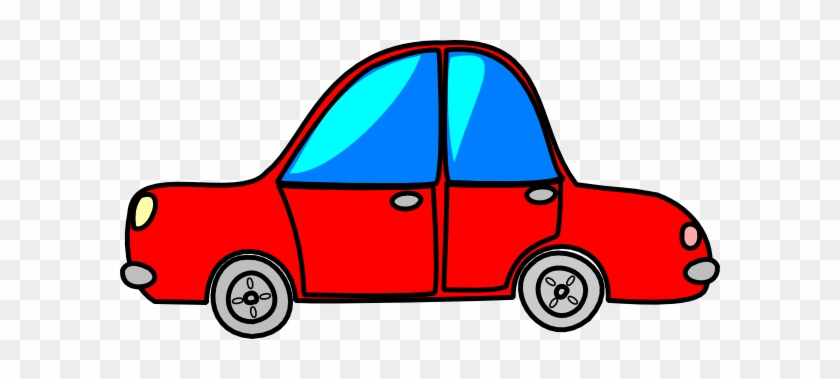 Car Red Cartoon Transport Clip Art At Clker - Non Living Things Clipart #204962