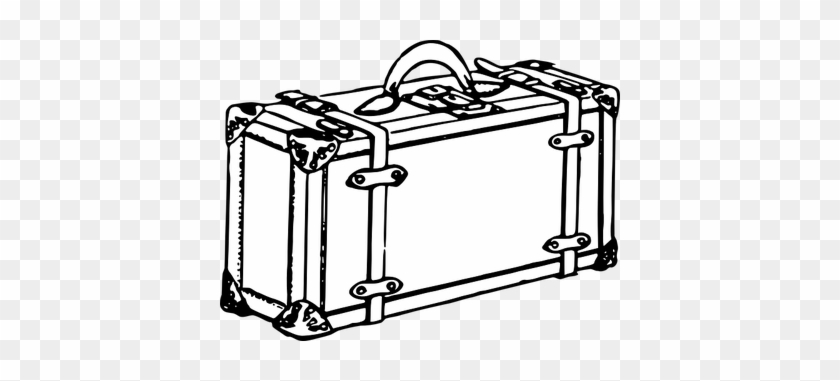 Vintage Fashion Suitcase Vector Free Png Image - Suitcase Old Fashioned Clipart #204979