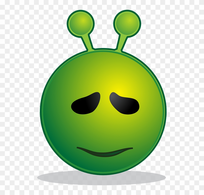 Free Vector Smiley Green Alien Sorry Clip Art - Sorry For Wasting Your Time #205007