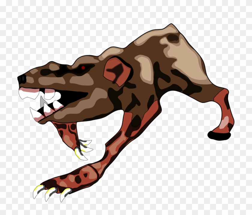 Diseased Rat Svg Clip Arts 600 X 485 Px - Diseased Rat Png #205072