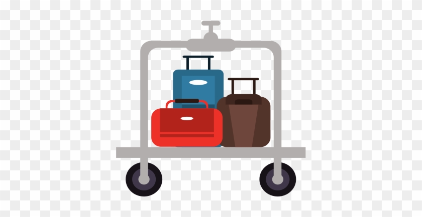 Luggage Cart - Vector Graphics #205140