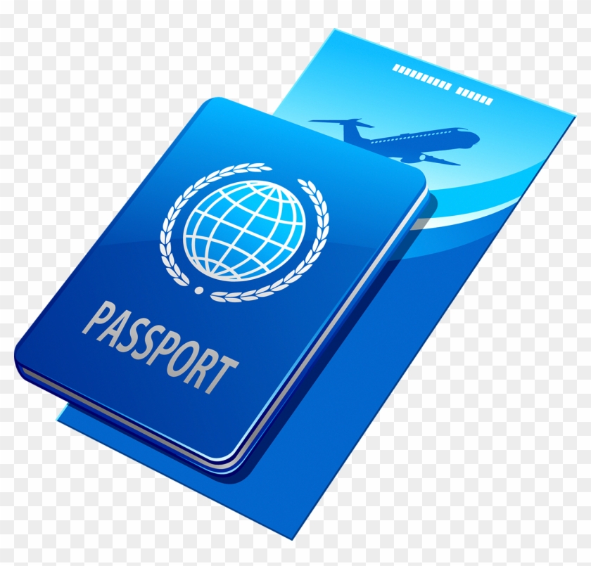 Clip Art - Passport Tickets - Clip Art - Passport Tickets #205331