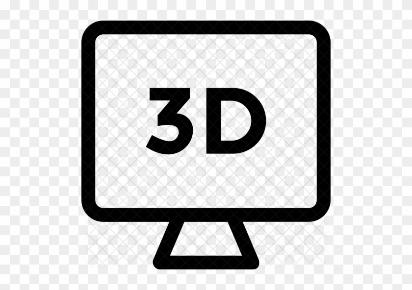 3d Screen Icon - 3d Printing #205165