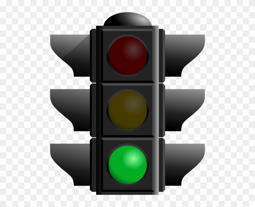 Free Vector Traffic Light - Traffic Light On Green #205245
