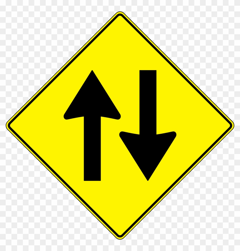 Two Way Road Sign #205255
