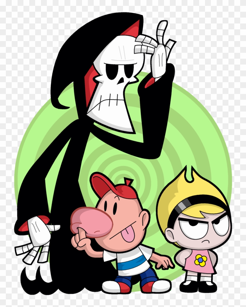 Cartoon Network Week 03 Grim Adventures By The Driz - Cartoon Network Grim  Reaper - Free Transparent PNG Clipart Images Download