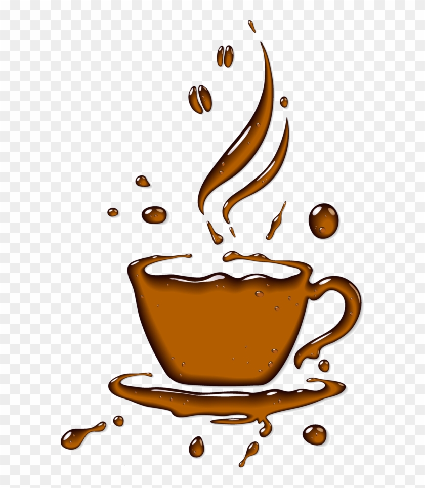 Splash Coffee Cups - Download Vector Coffee Png #205376