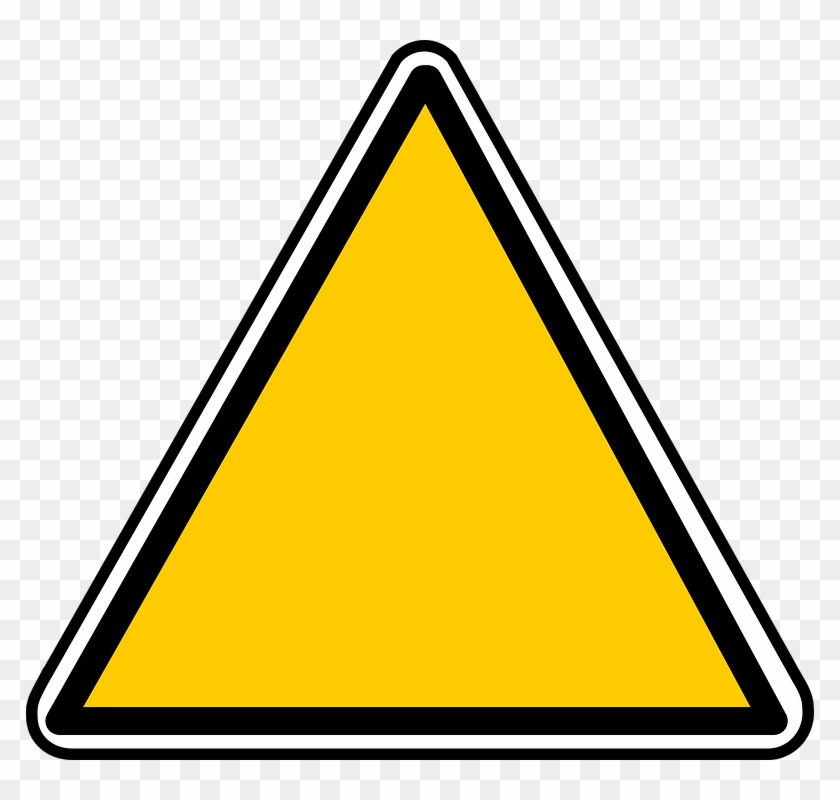 Triangle Clipart Traffic Sign - Triangle Clip Art #205493