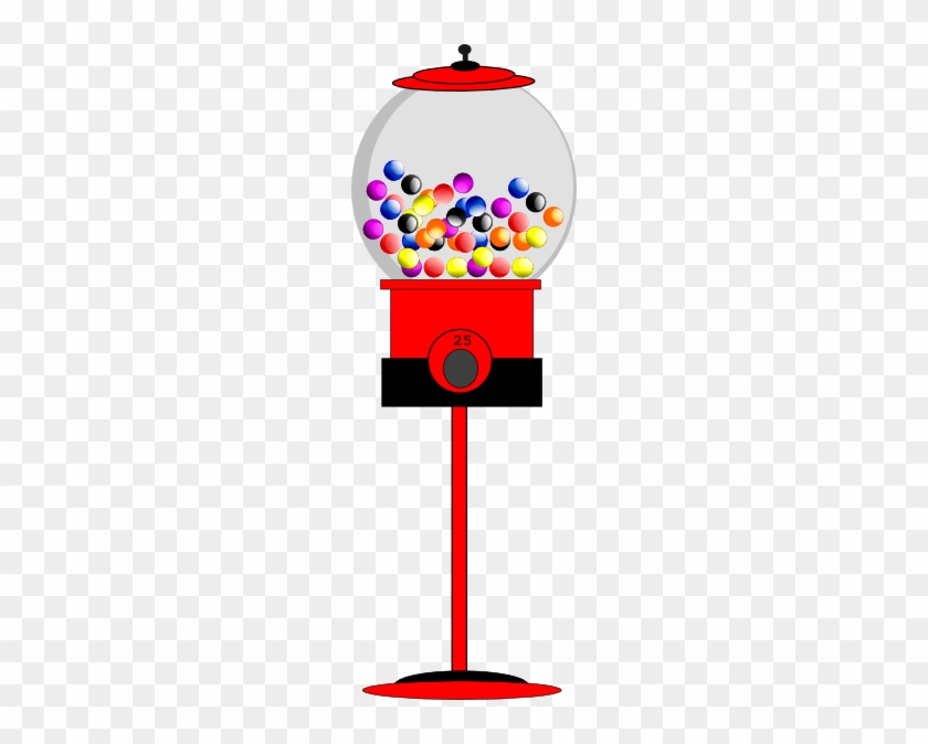 Clipart Ball Machine Gum Clip Art At Clker Com Vector - 3drose Cst_180332_1 Image Of I Love Old Gumball Machines #205652