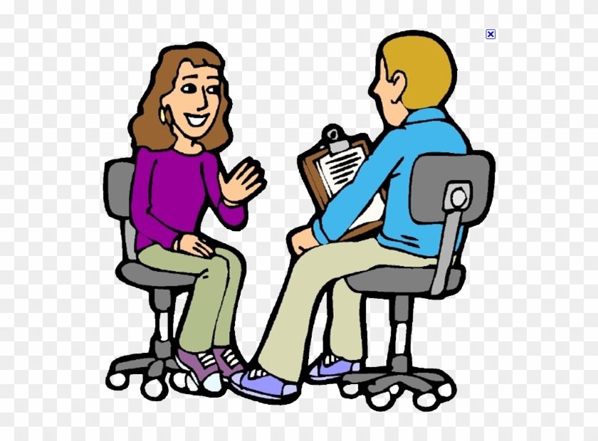 Job Interview Cartoon Clip Art - Dibujo De Una Entrevista #205680