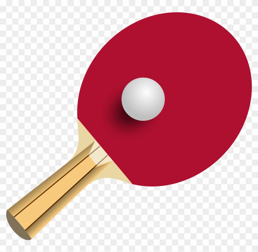 Ping Pong Racket Png Image - Table Tennis Bat Clipart #205711