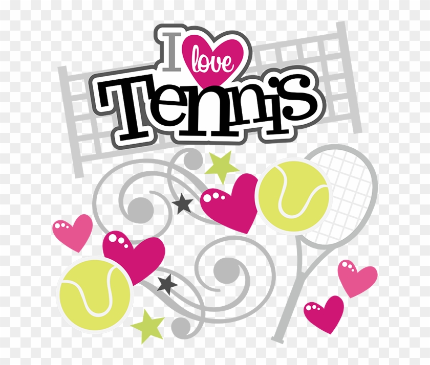 I Love Tennis - Samanthatreasure 2/3/5 Yard - 3" Sport I Love Tennis #205720