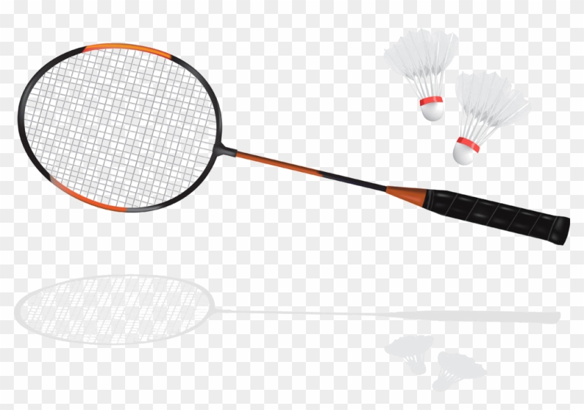 Badminton Racket Drawing Clip Art - Tennis Racket #205721