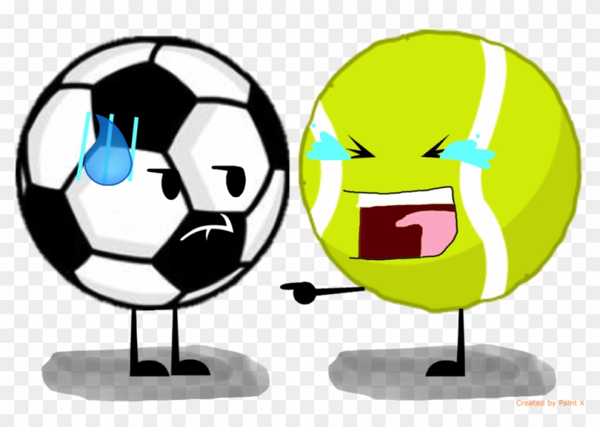 Soccer Ball Meets Tennis Ball By Thedrksiren - Soccer And Tennis Ball #205735