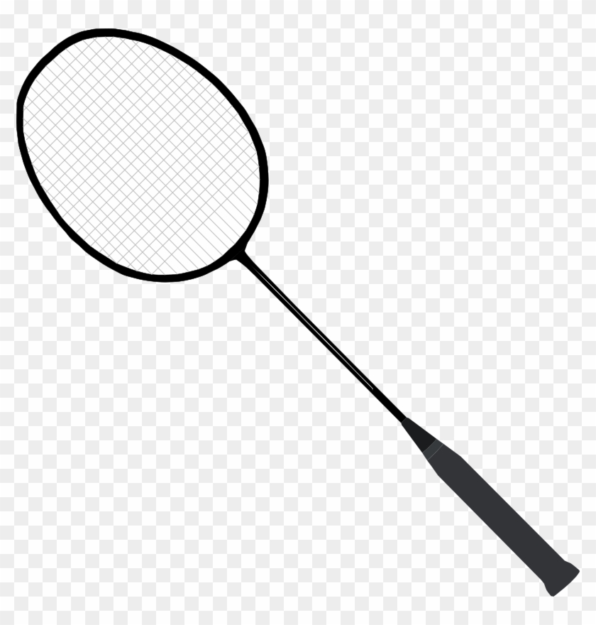 Racket Clip Art Download - Badminton Racket Clipart #205747