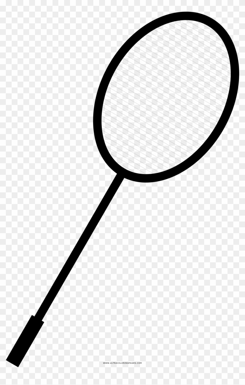 Racket Coloring Page - Drawing #205795