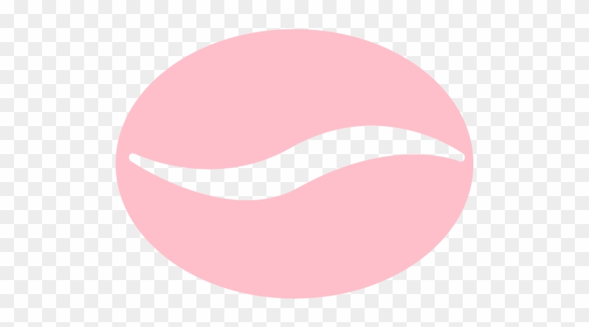 Pink Coffee Bean 2 Icon - Circle #205818