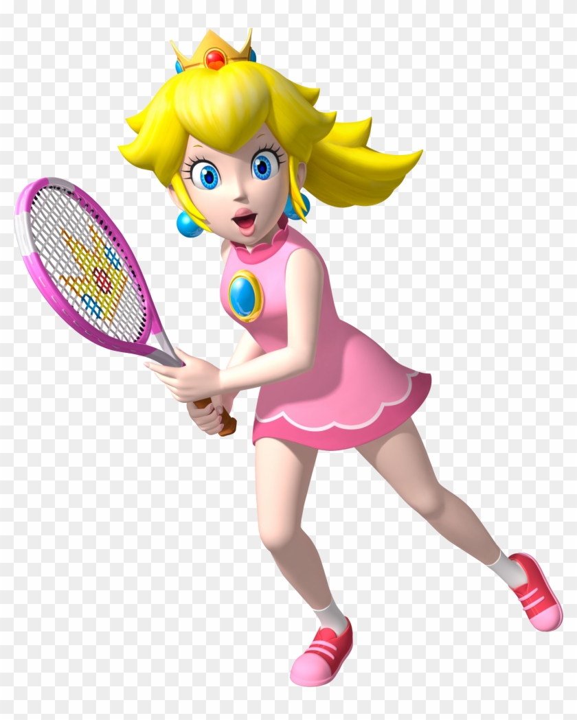 Princess Peach Clipart Small - Mario Tennis Open (nintendo Selects) #205833