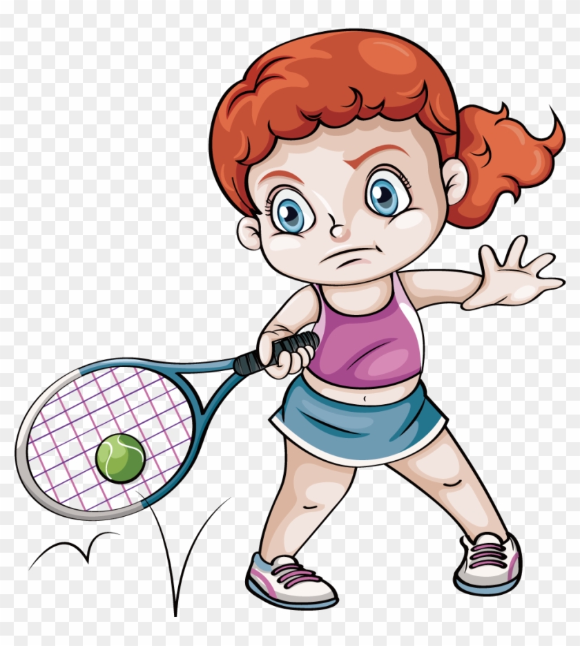 Tennis Play Clip Art - Tennis Play Clip Art #205874