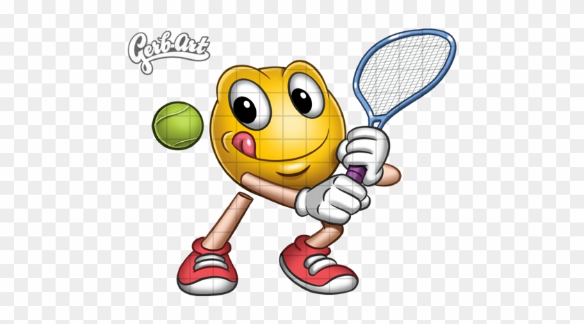 Smiley-tennisplayer - Smiley Tennis Player #205897