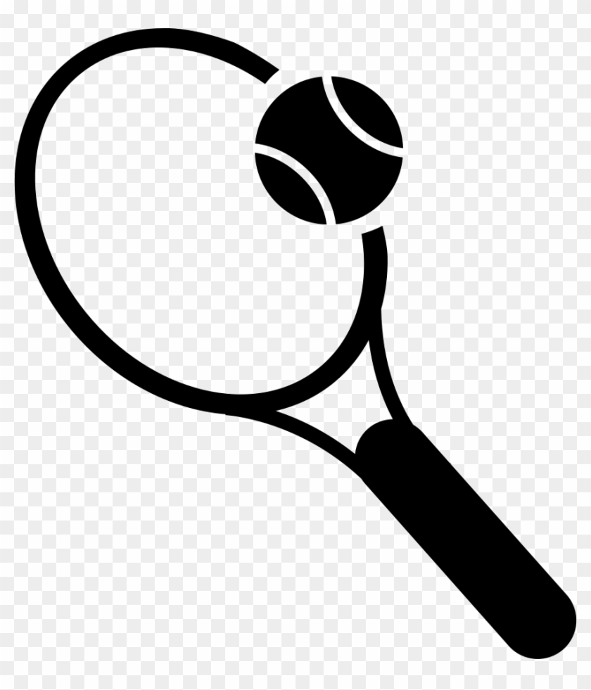 Racket And Tennis Ball Comments - Raqueta Y Pelota De Tenis Para Colorear #205938