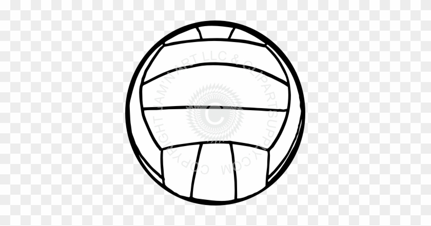 Black And White Volleyball - Black And White Volleyball #206018