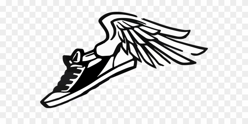 track shoes with wings