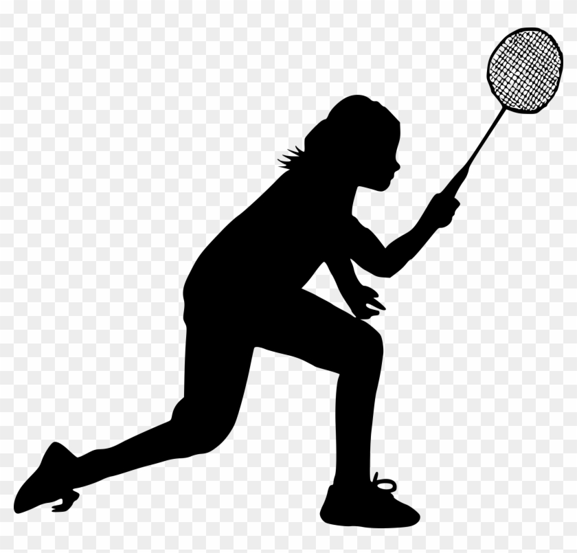 Free Download - Badminton Silhouette #206056