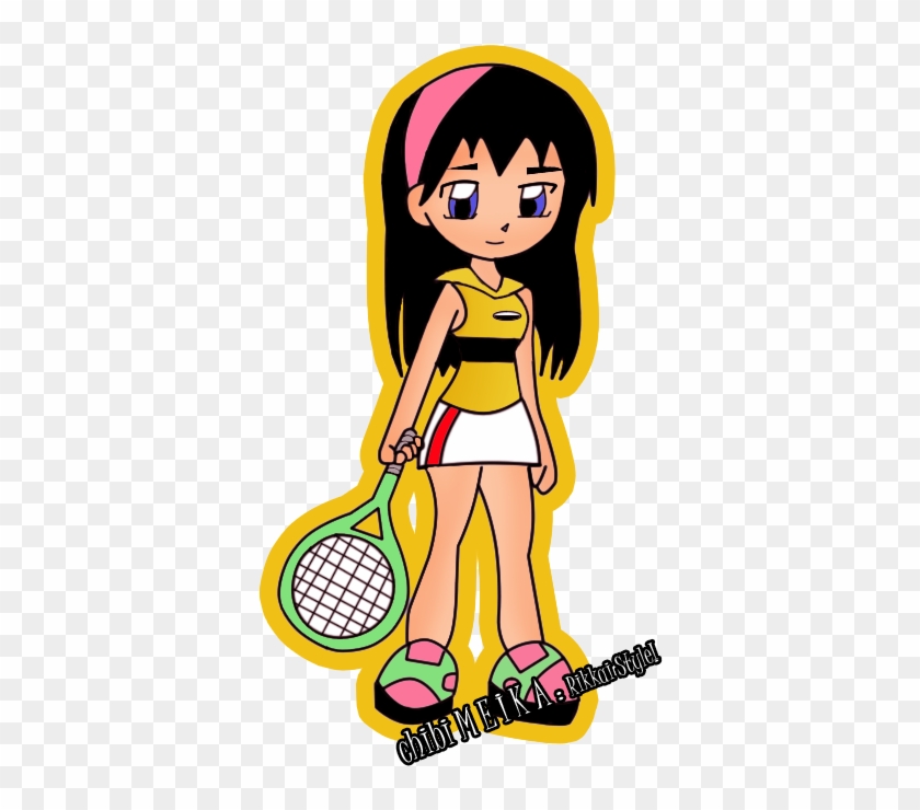 Chibi Tennis Girl By Meitantei-chama - Cartoon #206083