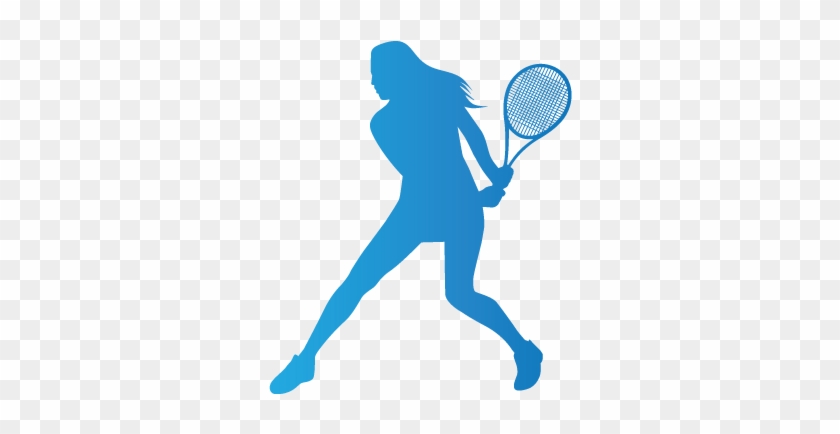 Some Of Our Customers - Tennis Girl Silhouette #206087