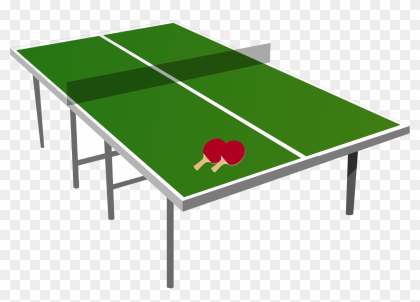 Ping Pong Table - Table Tennis Table Clipart #206098