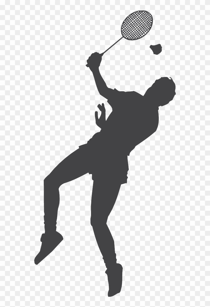 Badminton Racket Shuttlecock Smash Clip Art - Badminton Spike Clipart Transparent #206147