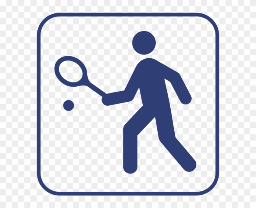 Pelotas De Tenis De Tenis Centro De Raqueta De Clip - Tennis Clip Art #206166