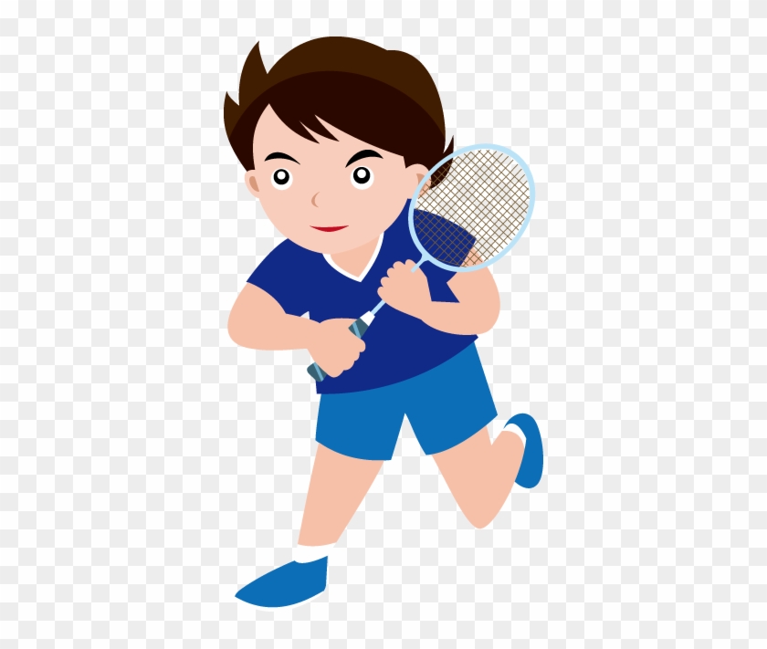 Free Badminton Clip Art - Badminton Cartoon Png #206169