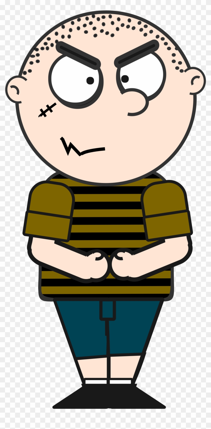 Clipart Cartoon Strange Boy - Bully Clipart Png #206233