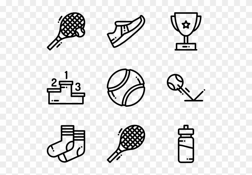 Tennis - Food Line Icon Png #206355