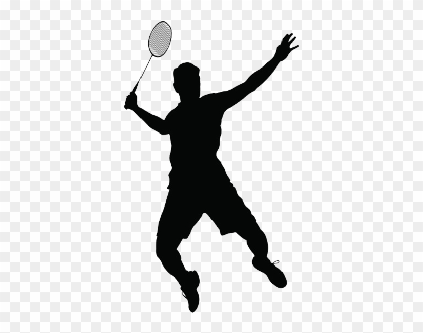 Reading Clipart - Badminton Silhouette #206363