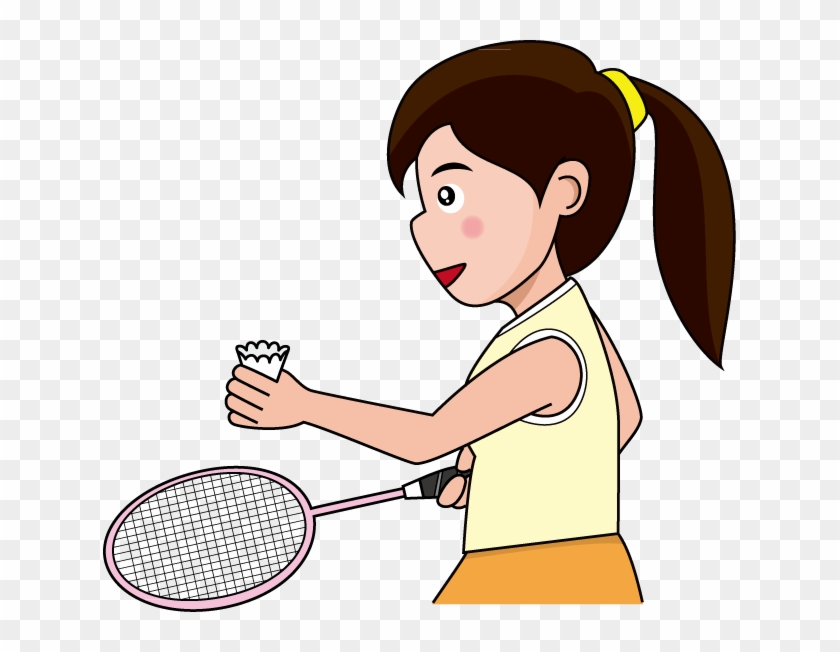 Hairstyle Badminton Clip Art - Clip Art #206400