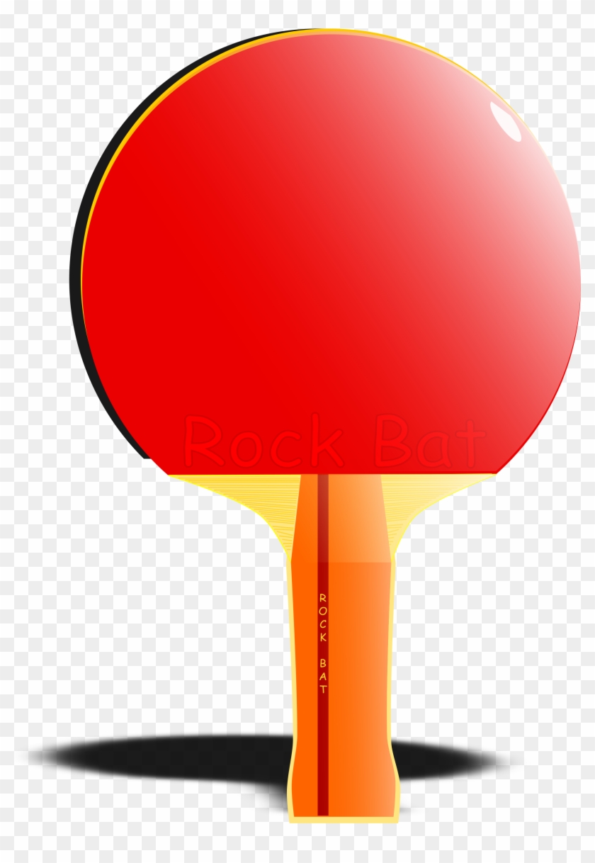 Pong Buster - Clip Art Table Tennis Bat #206473