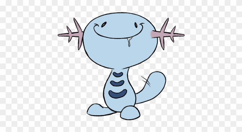 Til The Axolotl Can Be Forced To Transform Into Its - Blue Smiling Pokemon #206488