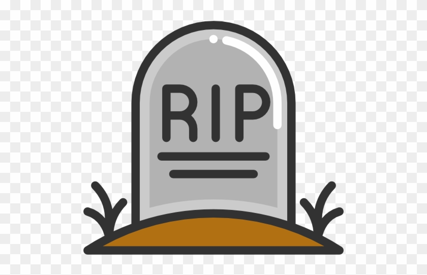 Related Gravestone Clipart Transparent - Rip Tombstone Png #206542