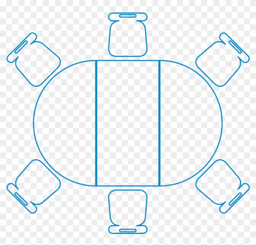 Table Clipart Semi Circle - Semicircle #206545