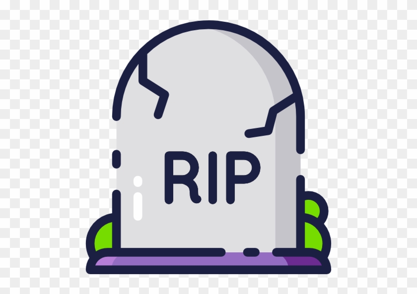 Death - Rip Tombstone Icon #206546